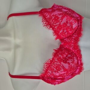 Victoria's Secret Very Sexy Un-lined Demi Lace Bra 36B